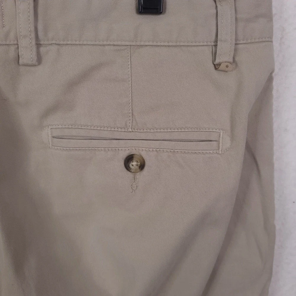 SPOKE Chinos Mens 35x29 Khaki Tan Build B Cotton Stretch Trousers